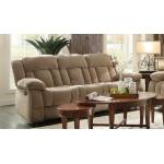 Laurelton Double Reclining Sofa - Taupe Fabric  