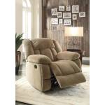 Laurelton Glider Reclining Chair - Taupe Fabric  