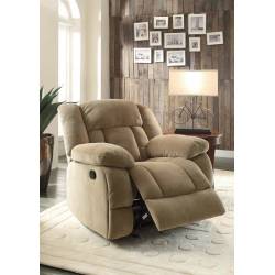 Laurelton Glider Reclining Chair - Taupe Fabric  