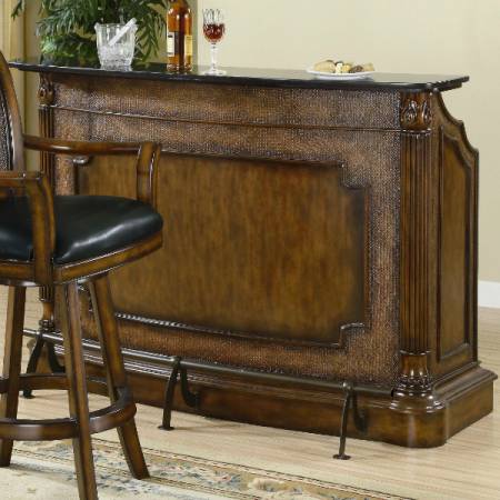 Clarendon Traditional Bar with Marble Top