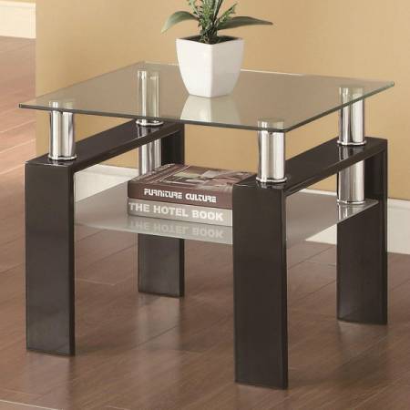 Occasional Group 702280 Tempered Glass End Table
