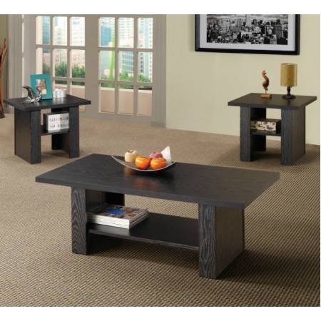 3 Piece Occasional Table Sets Contemporary 3 Piece Occasional Table Set