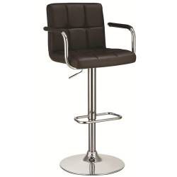 Bar Units and Bar Tables Bar Stool with Adjustable Seat and Foot Rest