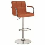 Bar Units and Bar Tables Bar Stool with Adjustable Seat and Foot Rest