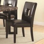 Abigail Contemporary Dining Side Chair with Upholstered Seat and Back