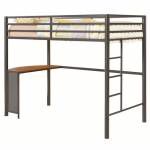 Bunks Twin Metal Workstation Loft Bed
