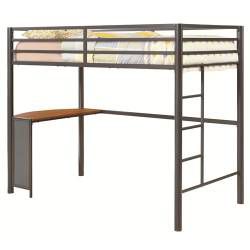 Bunks Twin Metal Workstation Loft Bed