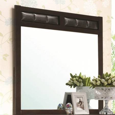 Carlton Dresser Mirror with Upholstered Frame