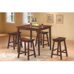 Saddleback 5 Pc Dinette Set in Warm Cherry Finish 5302C