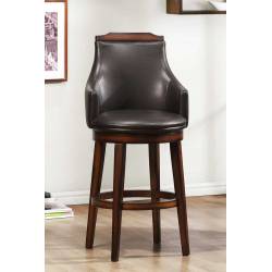 Bayshore Swivel Pub Chair - Medium Walnut - Vinyl 5447-29S