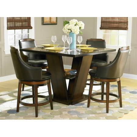 Bayshore Counter Height Dining Set 5pc set (TABLE+4 SIDE CHAIRS