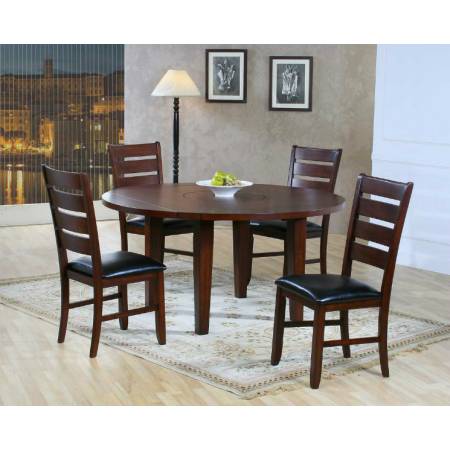 Ameillia Round Dining Collection 5pc set (TABLE+ 4 SIDE CHAIRS