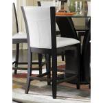 Daisy Counter Height Chair in White Leatherette 710-24W