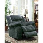Laurelton Glider Reclining Chair - Charcoal - Textured Plush Microfiber  9636CC-1 Homelegance 