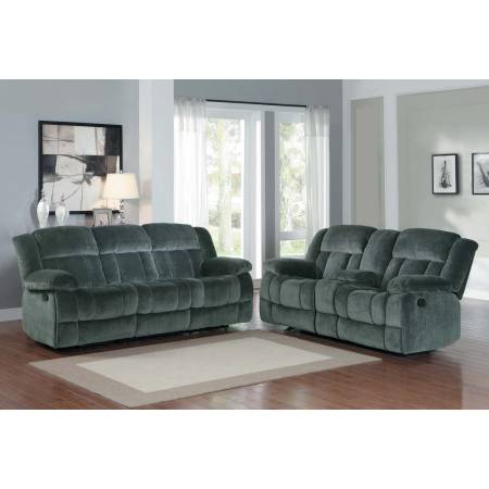 2pc Laurelton Reclining Sofa Set - Charcoal - Textured Plush Microfiber  9636CC Homelegance 