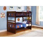 Rowe Twin/Twin Bunkbed - Dark Cherry  B2013DC-1 Homelegance 