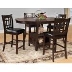 Junipero Counter Height Dining Set 5pc set (TABLE+4 COUNTER HEIGHT CHAIRS