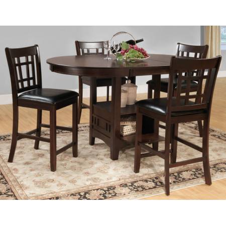 Junipero Counter Height Dining Set 5pc set (TABLE+4 COUNTER HEIGHT CHAIRS