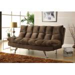 Jazz Click-Clack Sofa Bed - Chocolate - Textured Plush Microfiber 4809CH