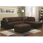 1 Mallory Reversible Sectional with Casual and Contemporary Style