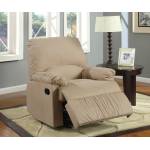 Recliners Microfiber Upholstered Glider Recliner